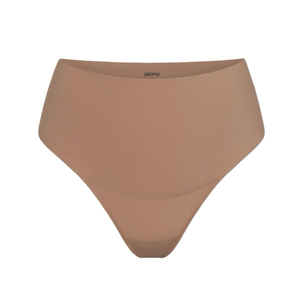 Skims Smoothing Intimates High Waisted Thong - New - Sienna - Small